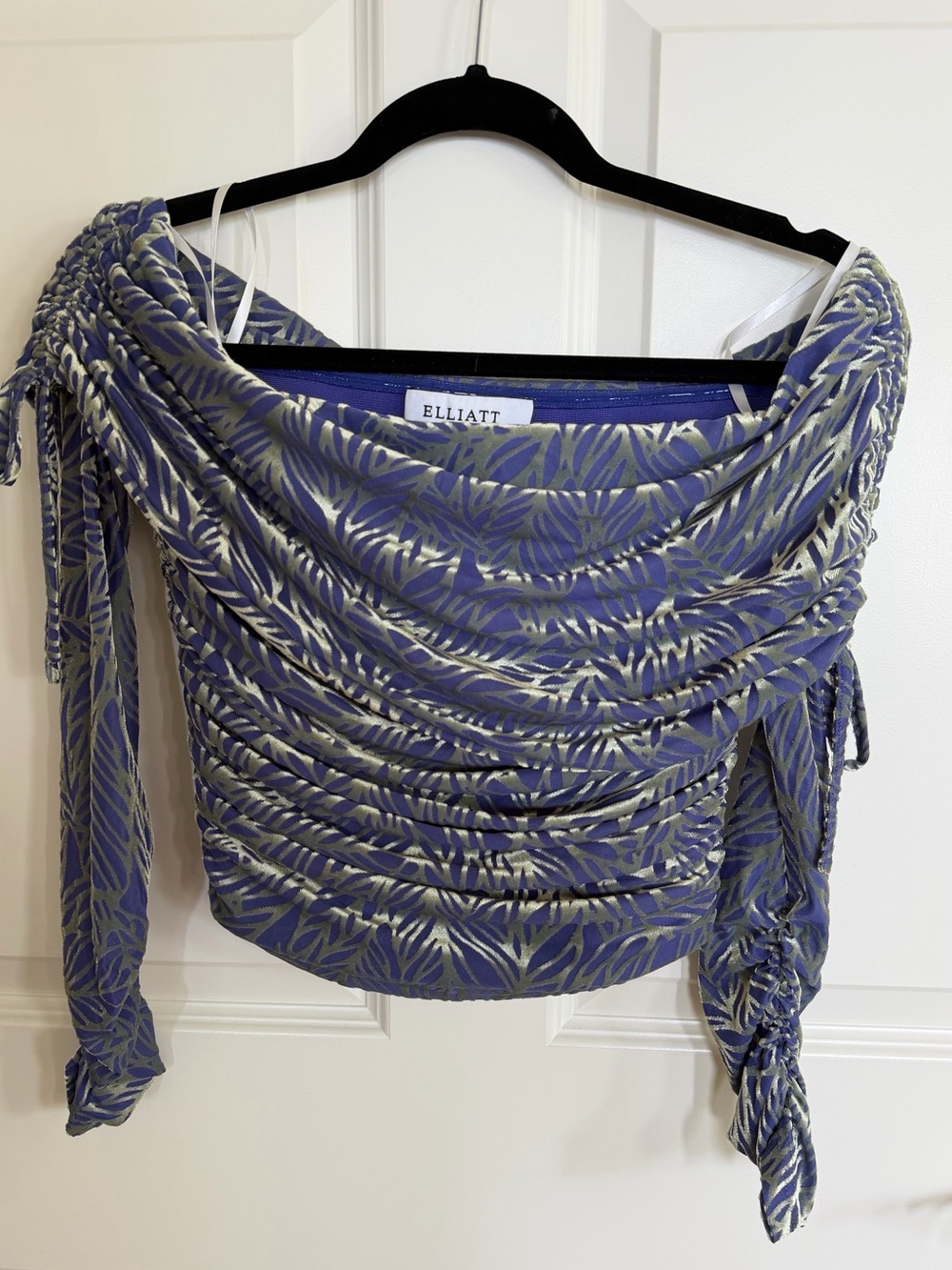Elliatt Orla Ruched Velvet Top/ Can be worn many ways!!